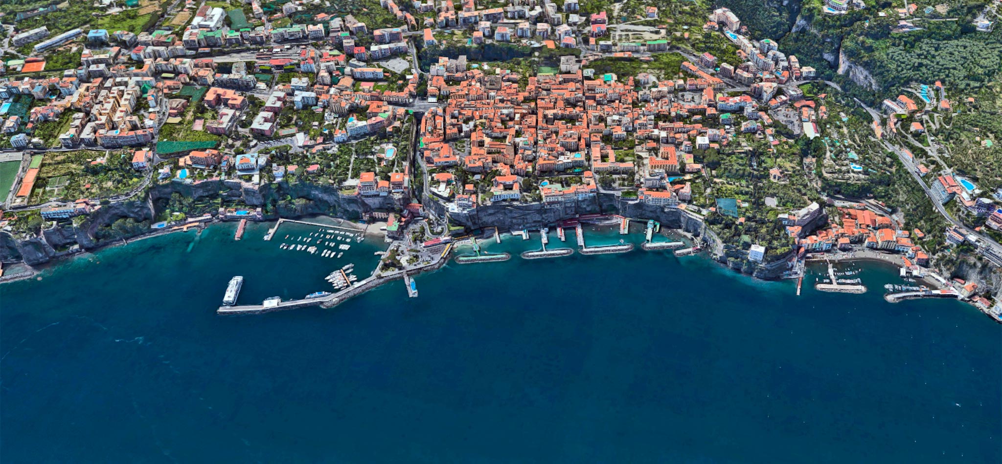 Sorrento seen from above